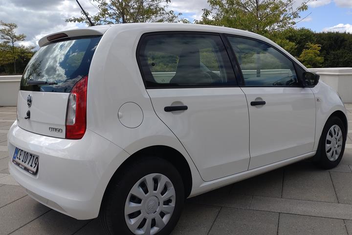 Hvid Skoda Citigo fra 2018