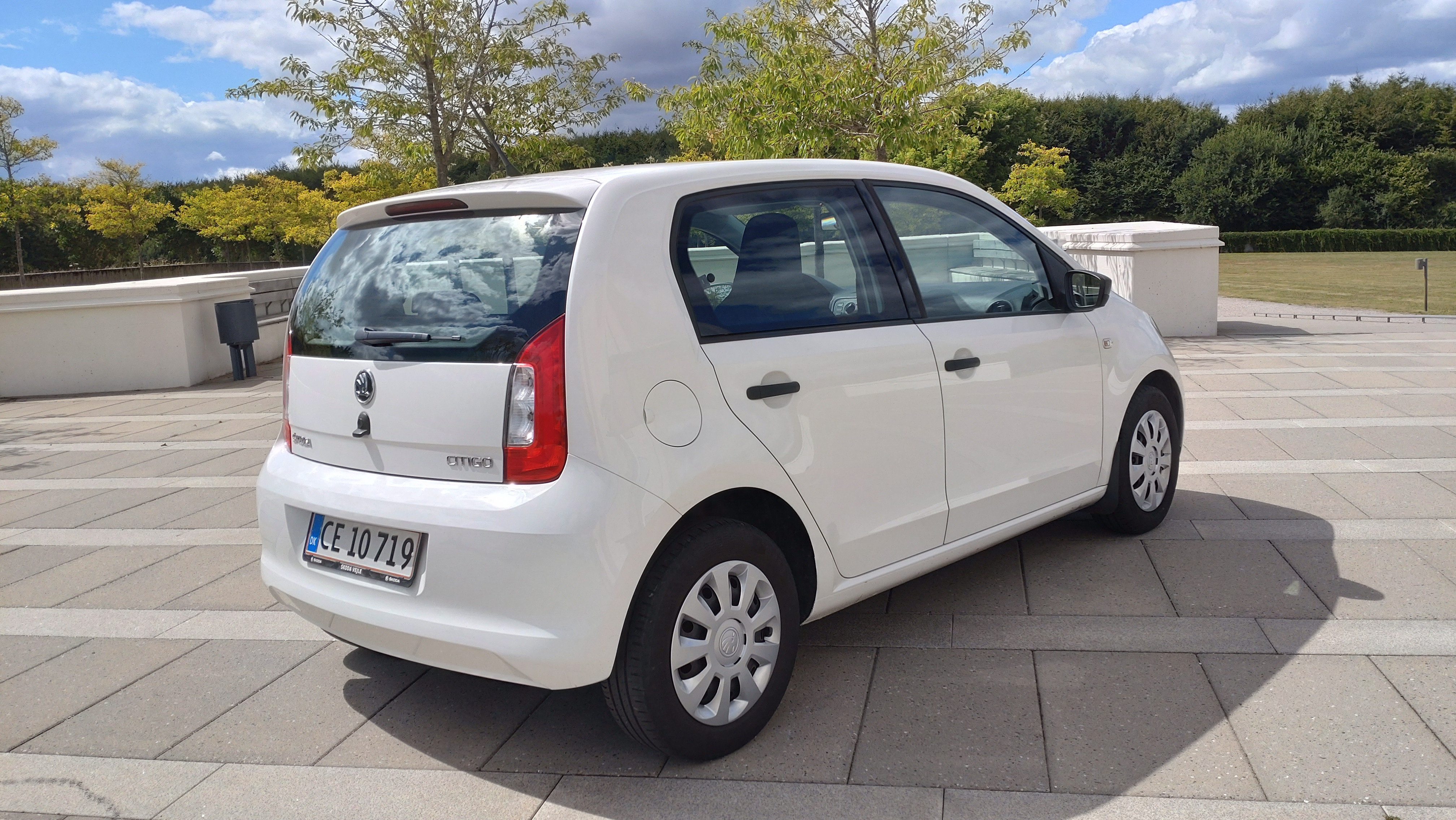 Hvid Skoda Citigo fra 2018