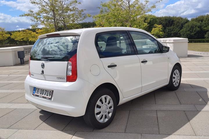 Hvid Skoda Citigo fra 2018