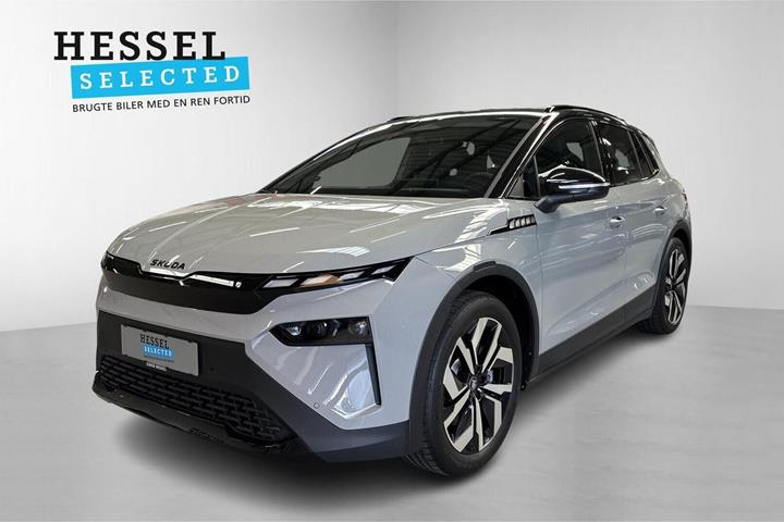Hvid Skoda Elroq fra 2027 set udefra