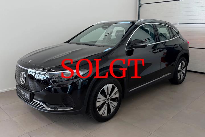 Sort Mercedes EQA250+ fra 2026 set udefra