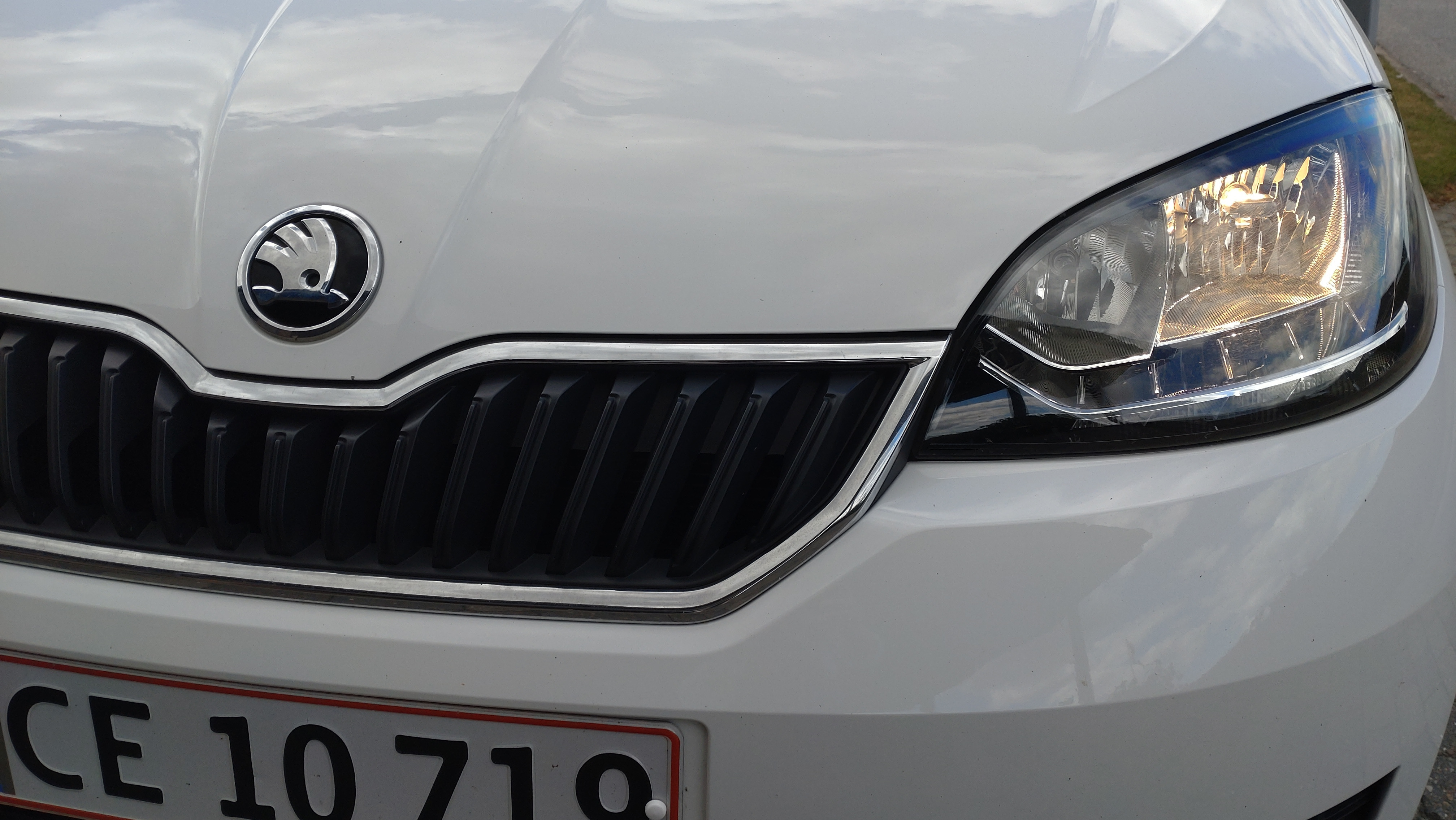 Hvid Skoda Citigo fra 2018