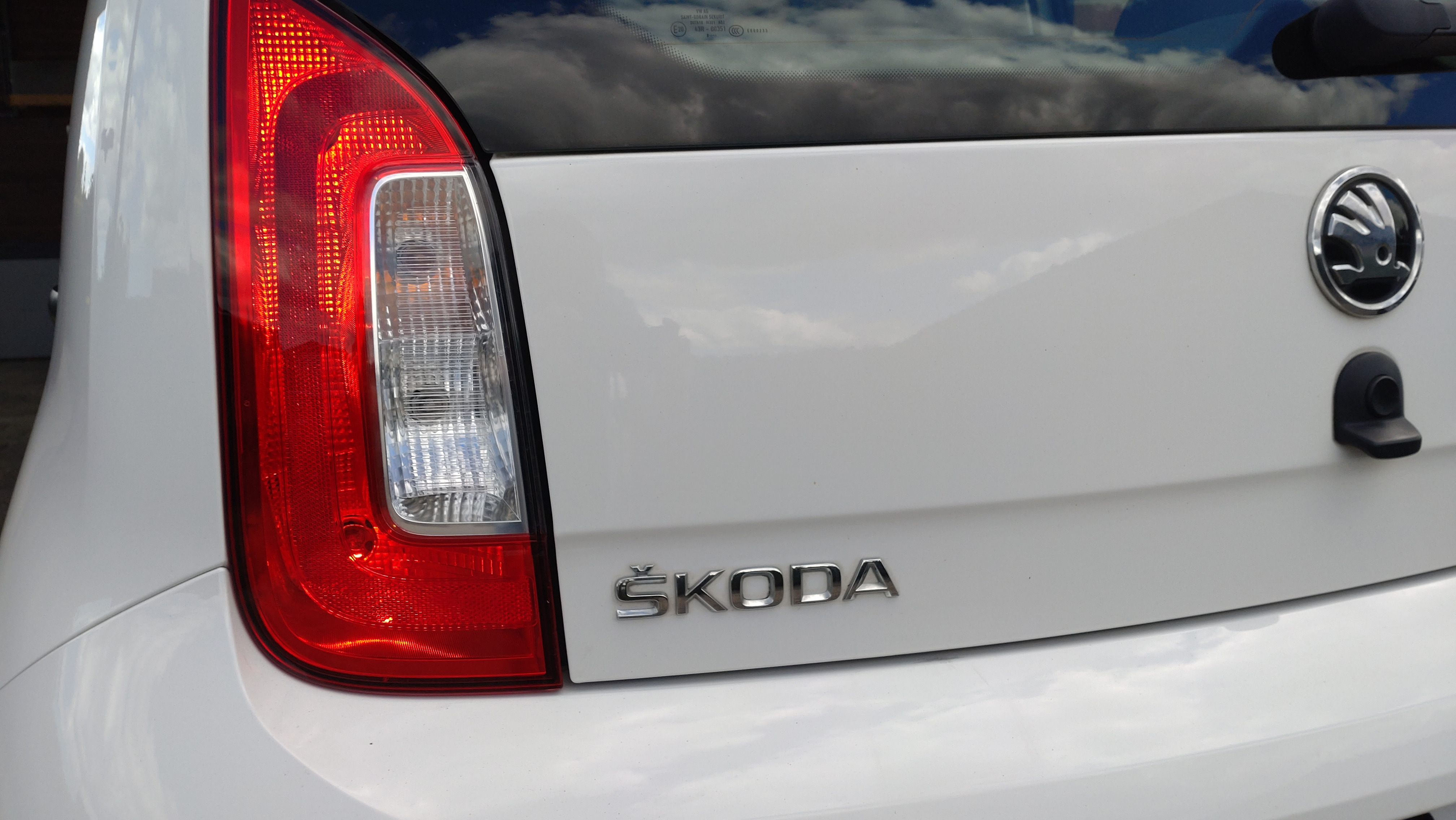 Hvid Skoda Citigo fra 2018