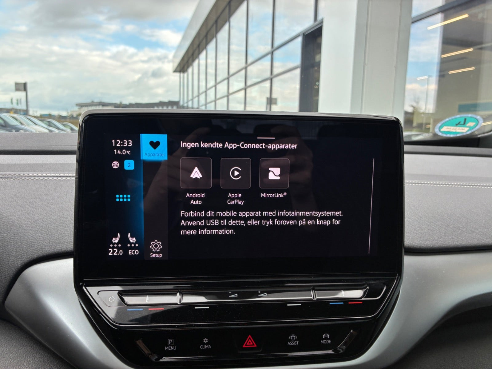 Blå VW ID.4 fra 2023