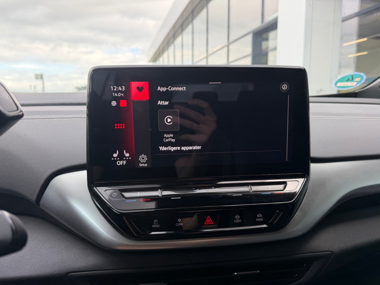 Blå VW ID.4 fra 2023
