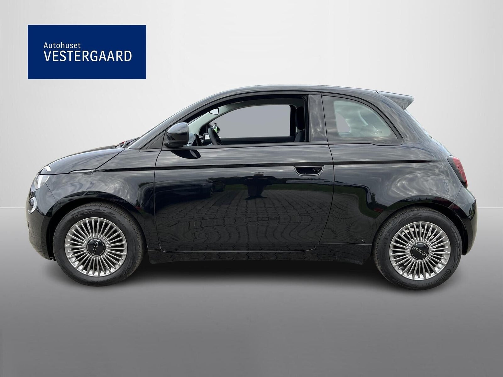 Sort Fiat 500e fra 2023