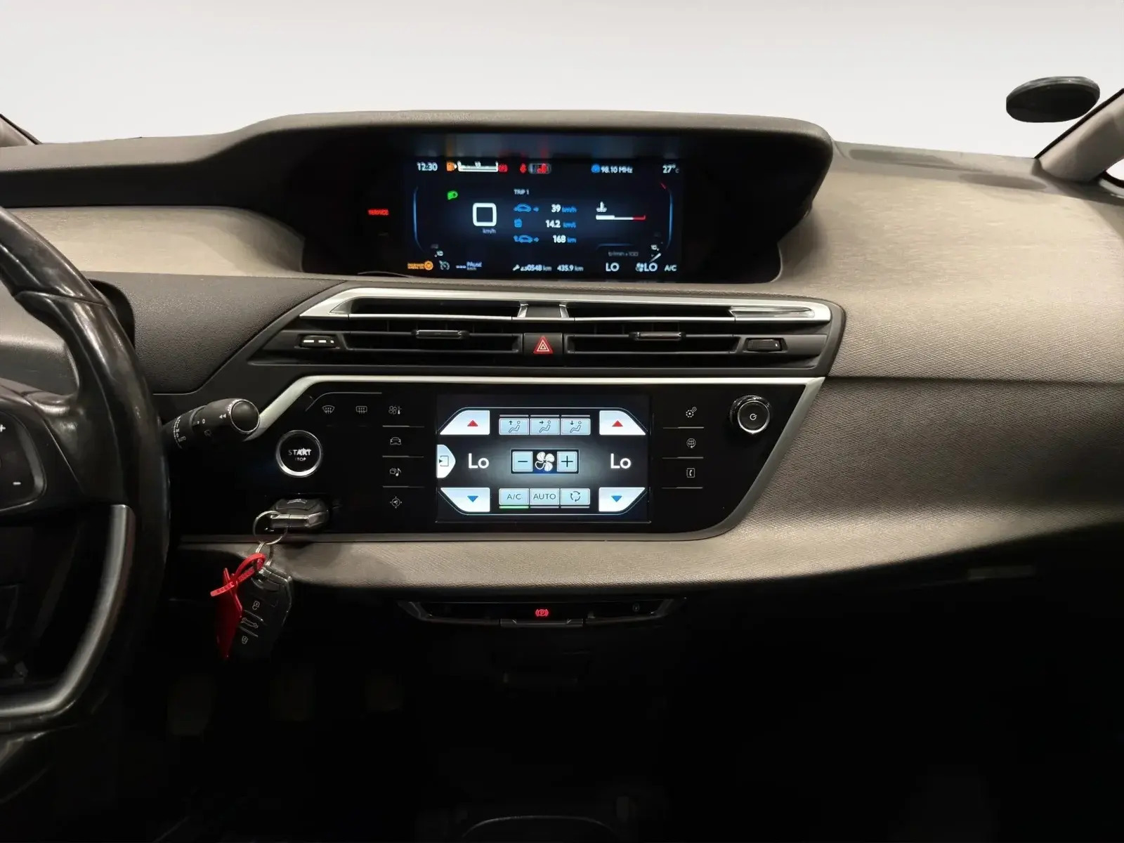 Rød Citroën C4 Picasso fra 2013