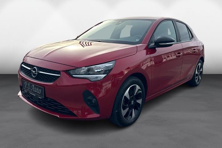 Rød Opel Corsa-e fra 2021