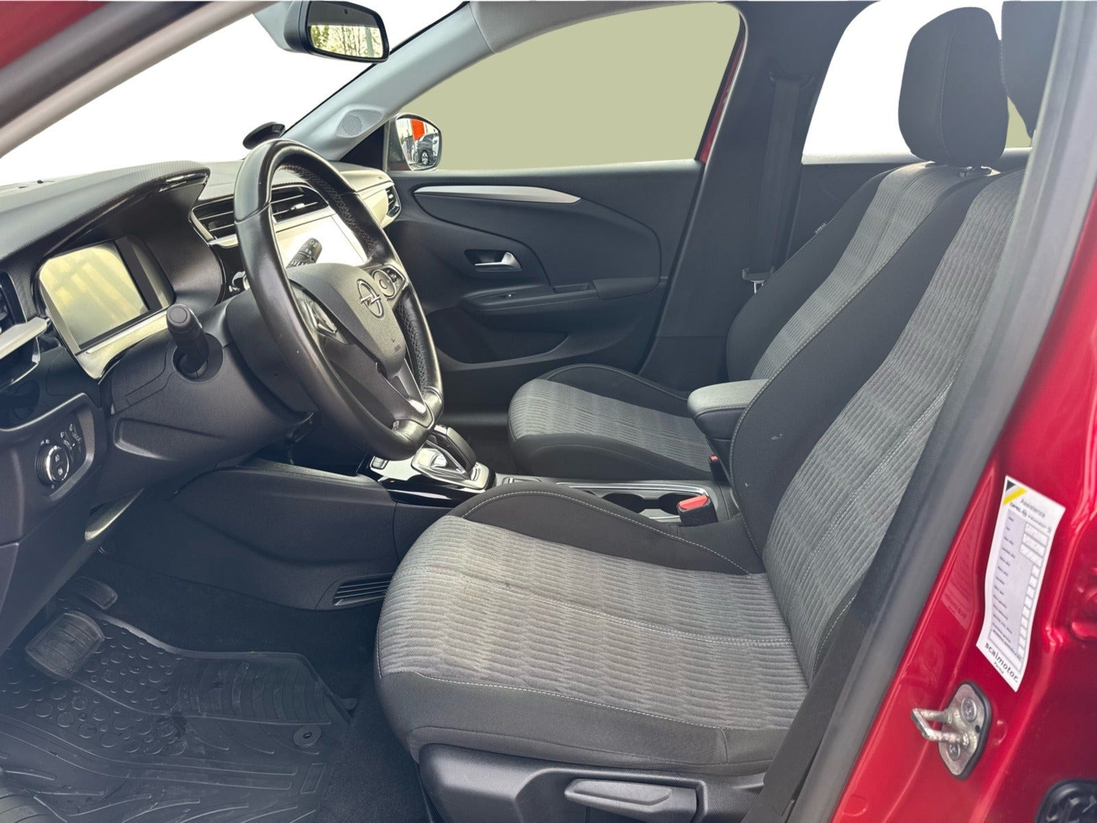 Rød Opel Corsa-e fra 2021