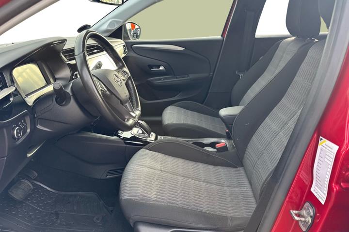 Rød Opel Corsa-e fra 2021