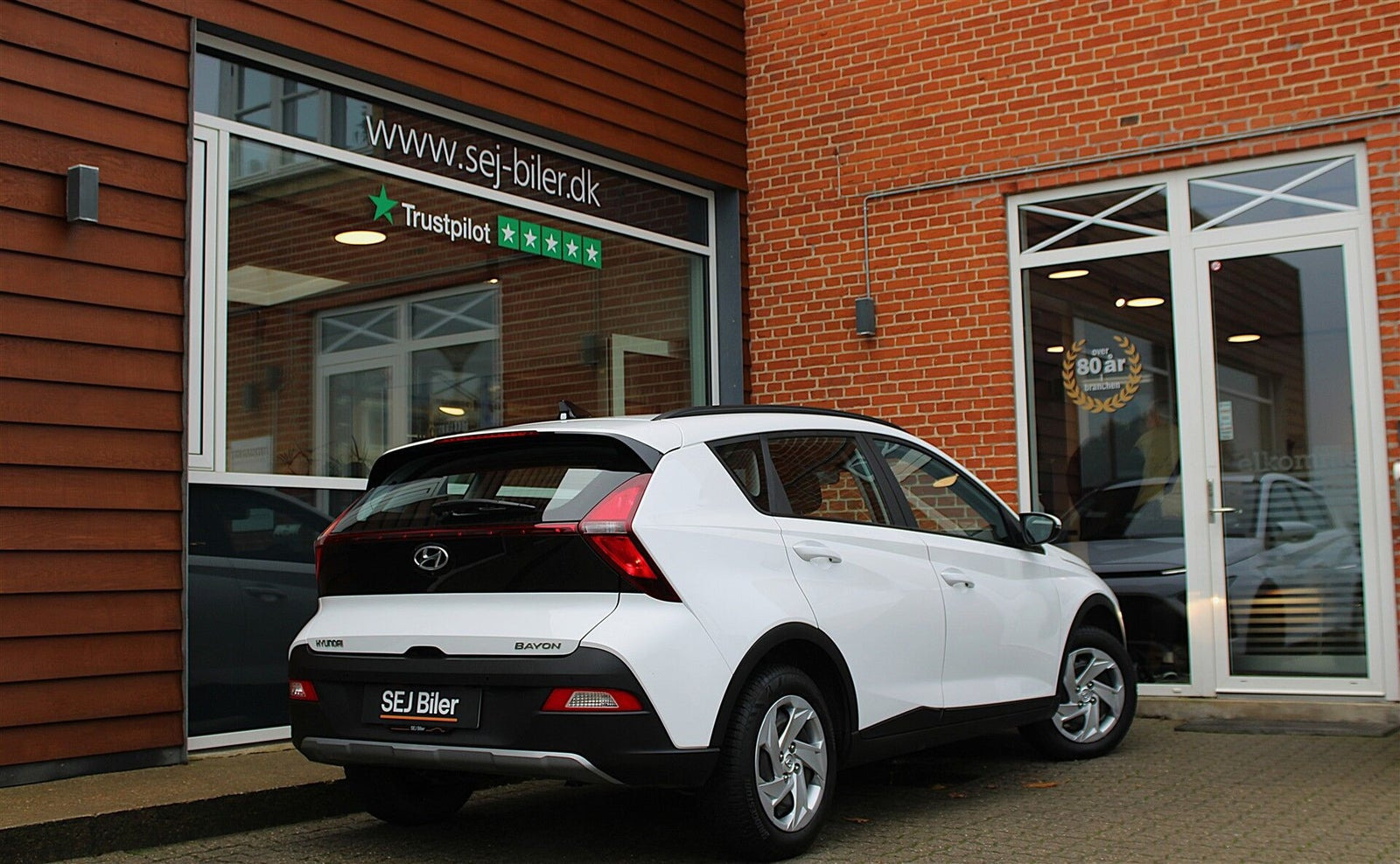 Hvid Hyundai Bayon fra 2022