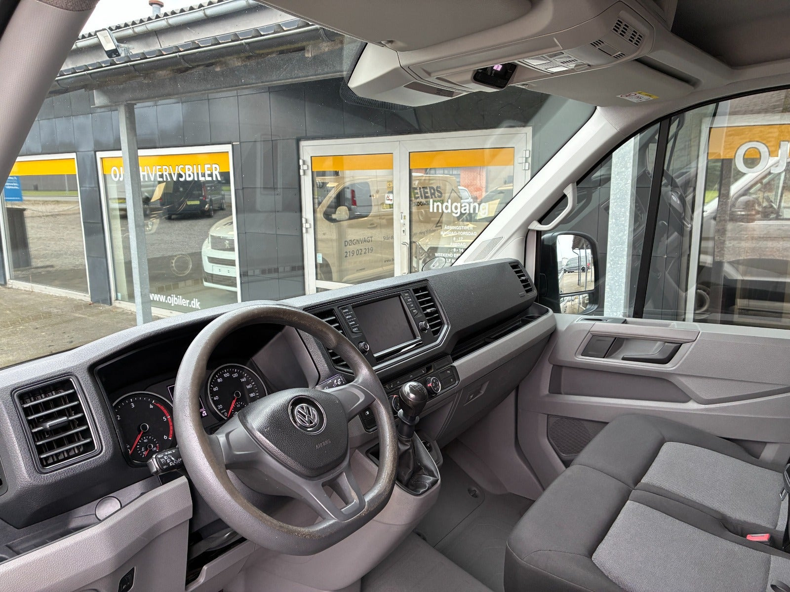 Hvid VW Crafter 35 fra 2018