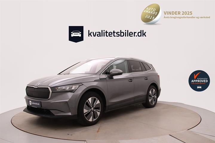 Grå Skoda Enyaq fra 2023