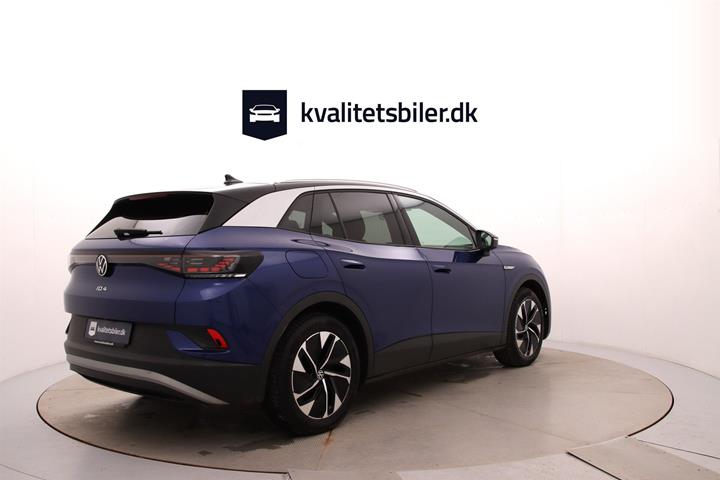 Blå VW ID.4 fra 2021