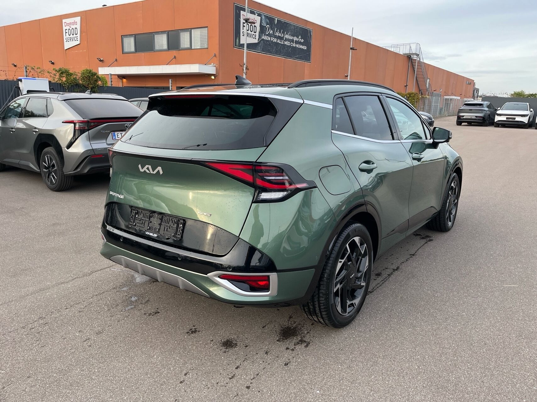 Grøn Kia Sportage fra 2022