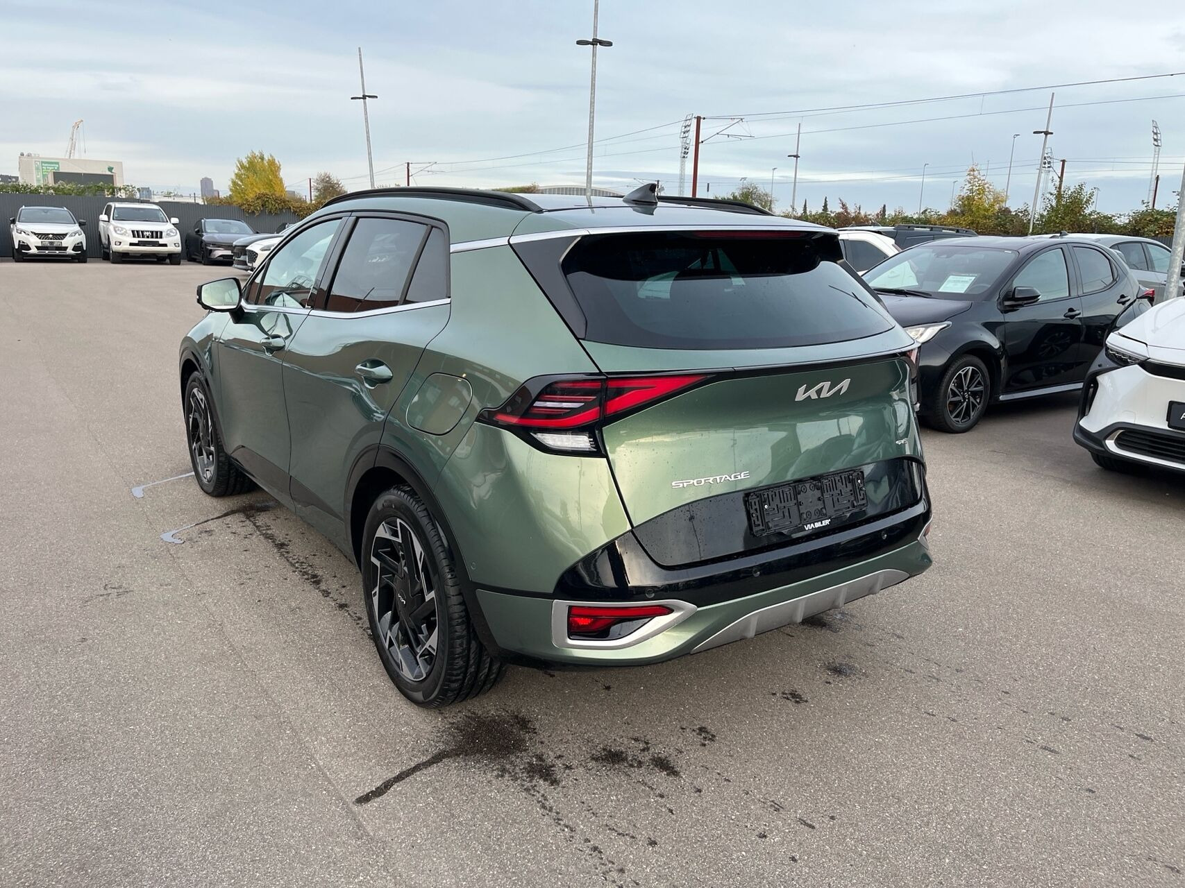 Grøn Kia Sportage fra 2022