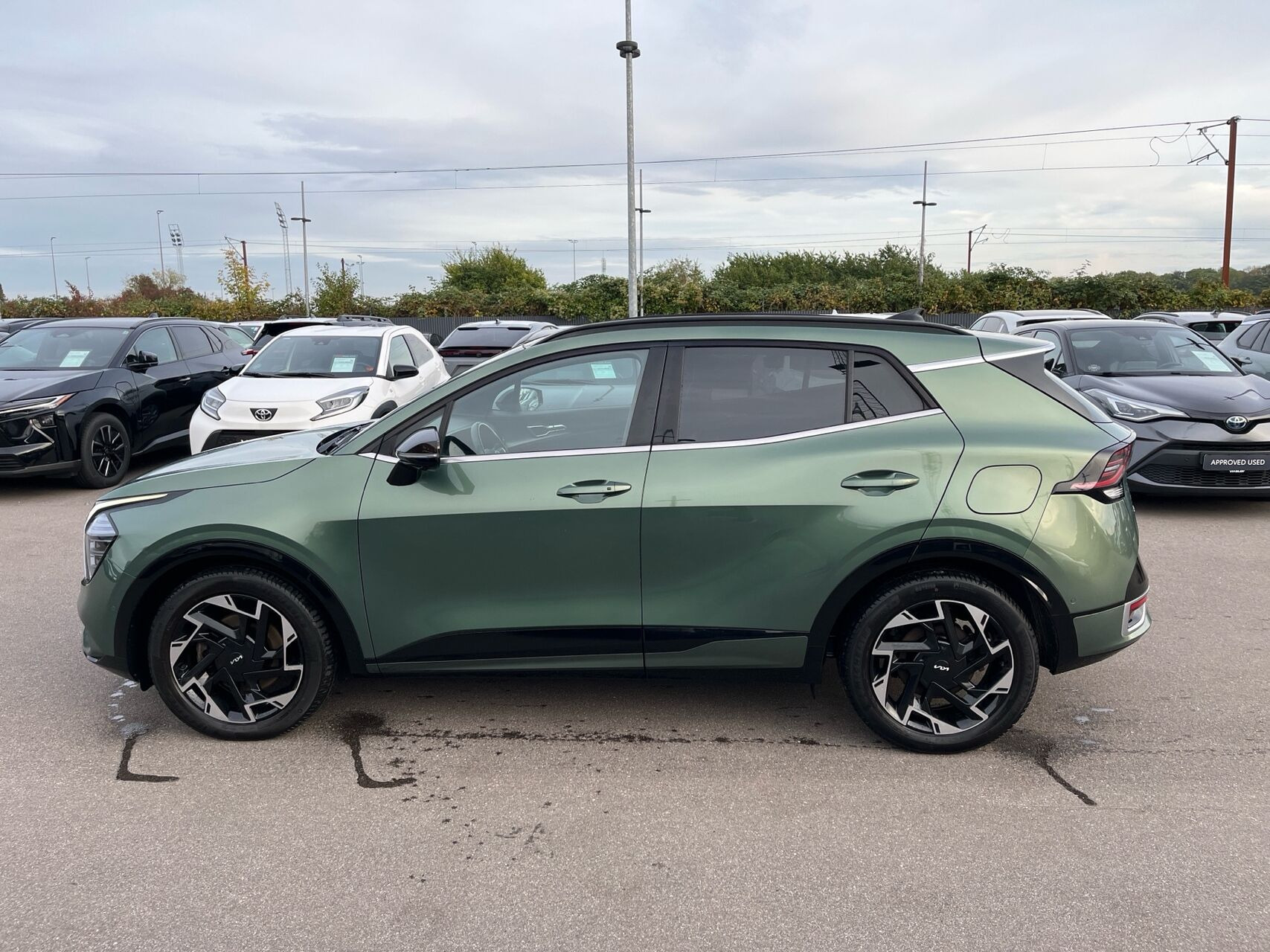 Grøn Kia Sportage fra 2022