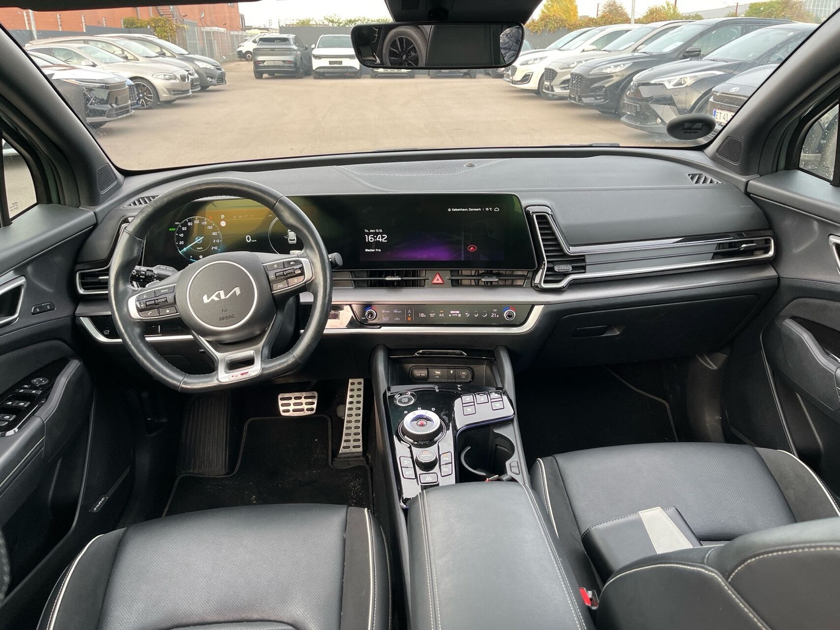 Grøn Kia Sportage fra 2022