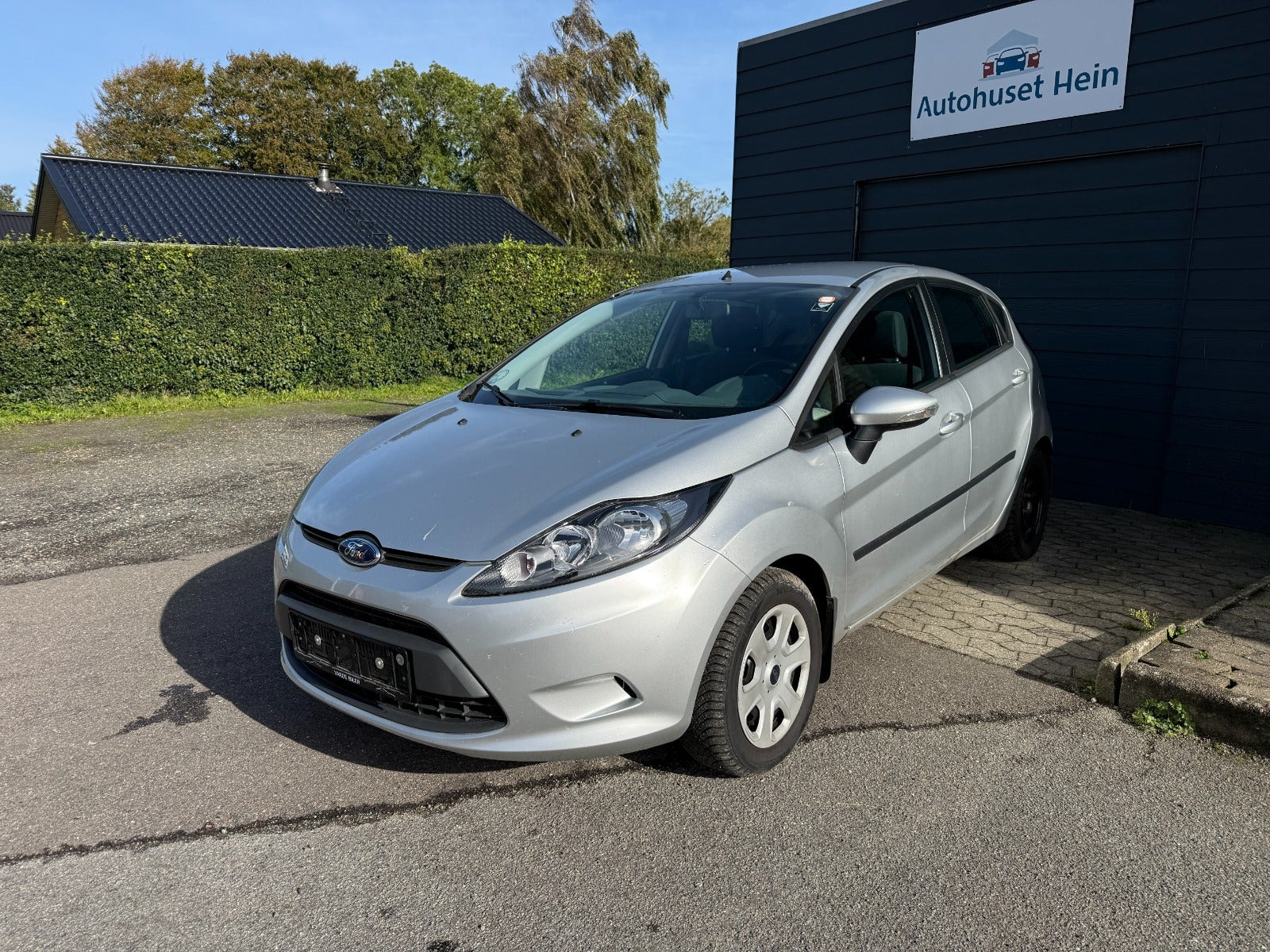 Sølv Ford Fiesta fra 2011