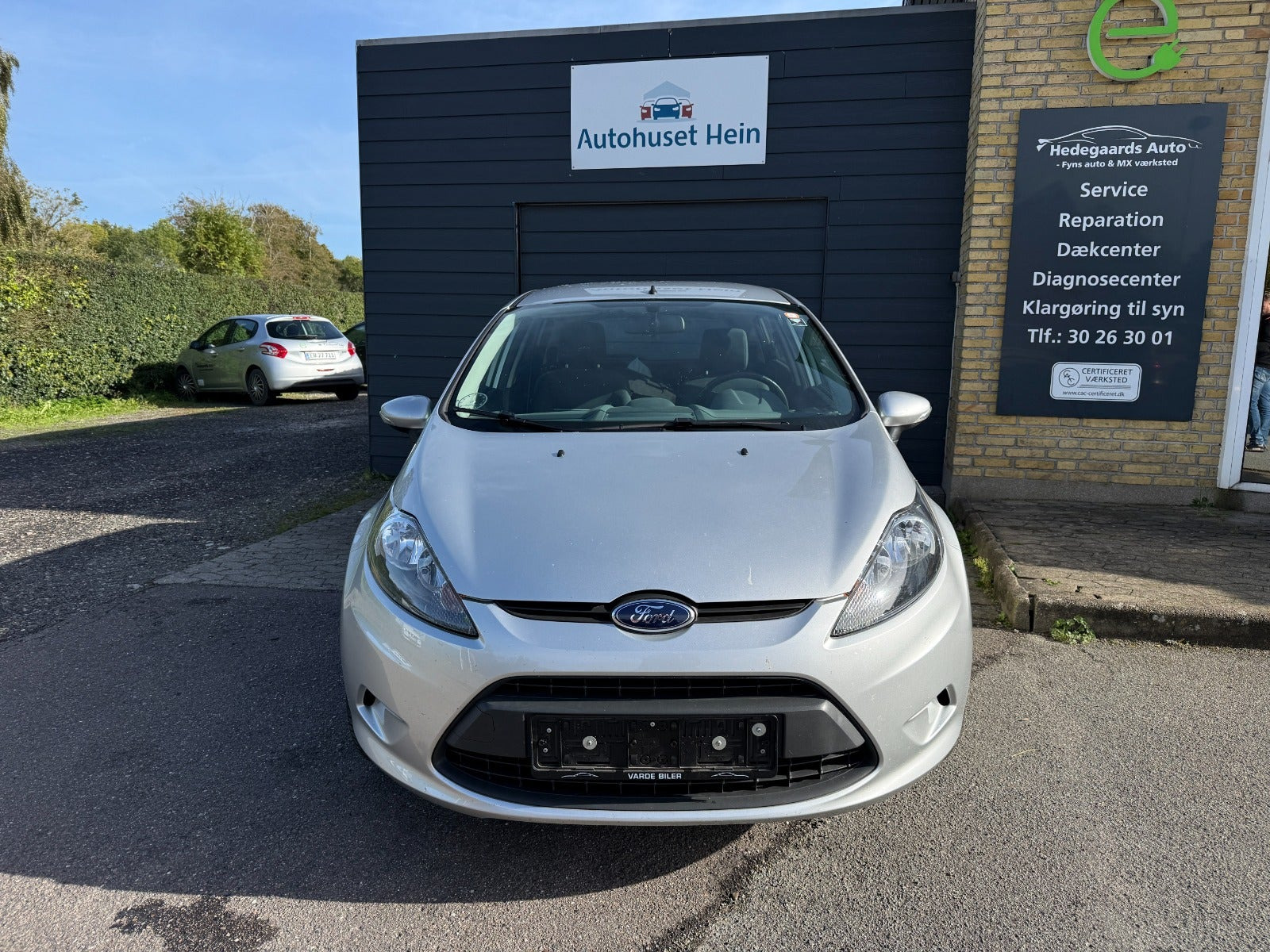 Sølv Ford Fiesta fra 2011