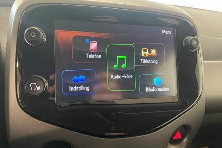 Hvid Toyota Aygo fra 2021