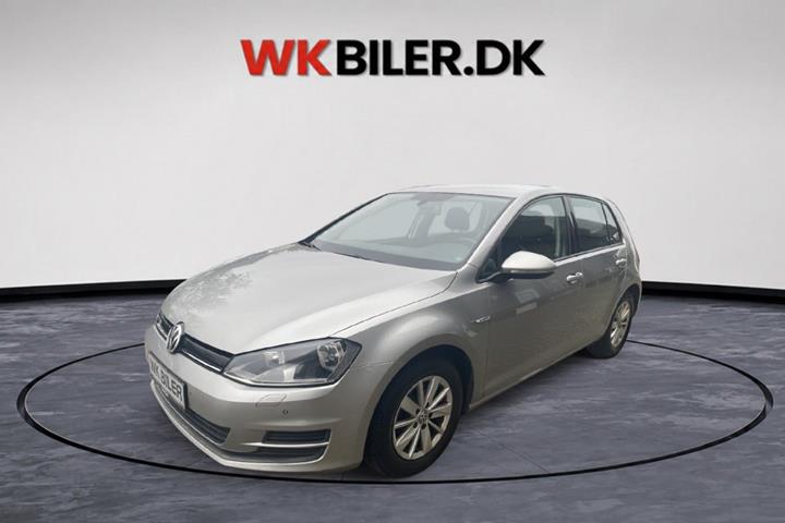 Orange VW Golf VII fra 2015