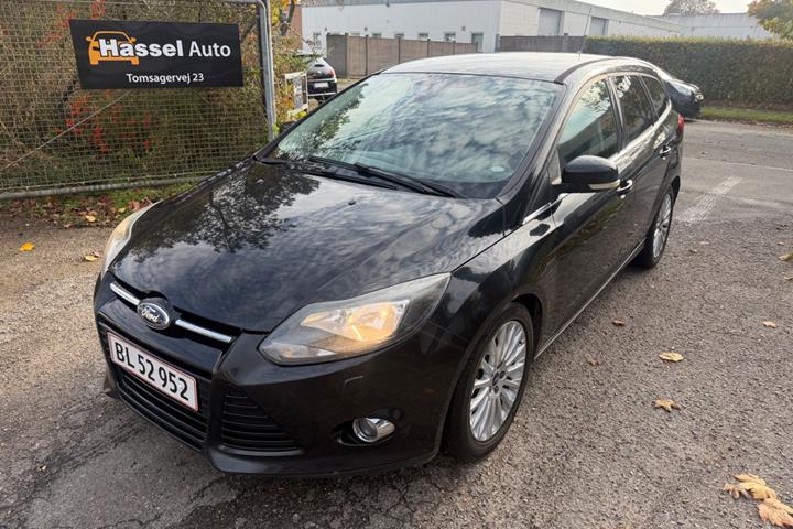 Grøn Ford Focus fra 2012
