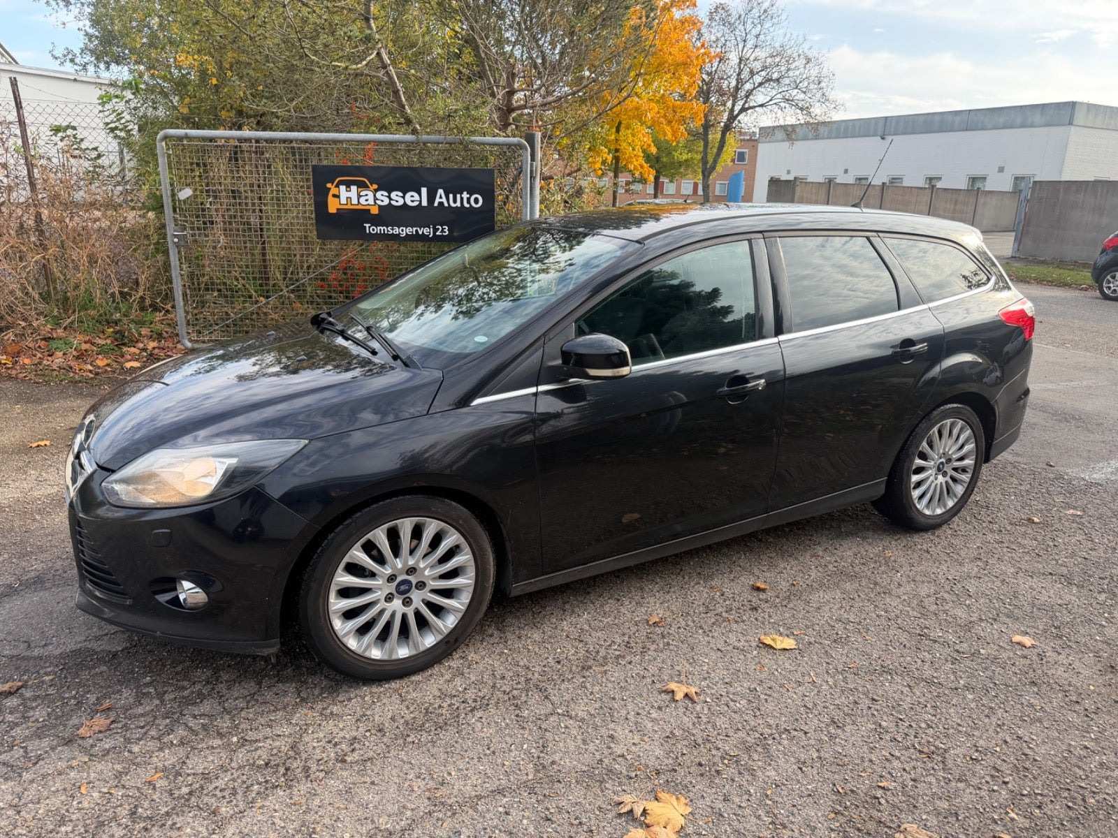 Grøn Ford Focus fra 2012
