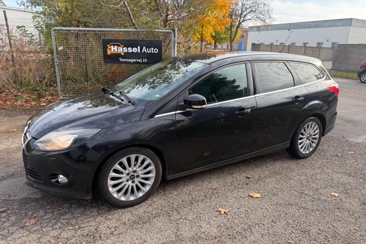 Grøn Ford Focus fra 2012
