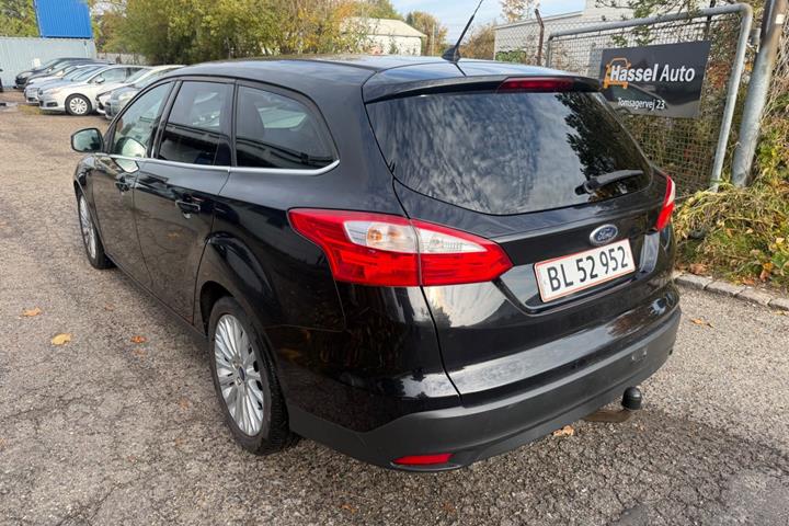 Grøn Ford Focus fra 2012