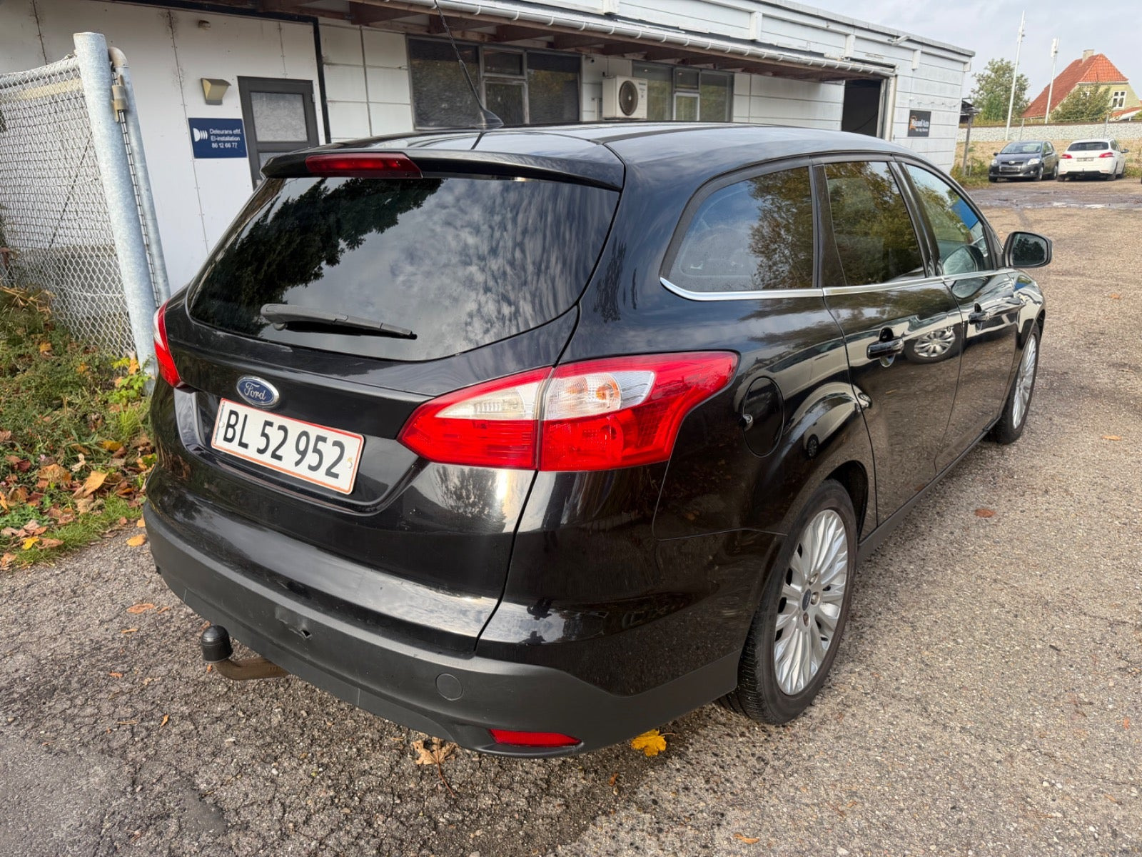 Grøn Ford Focus fra 2012