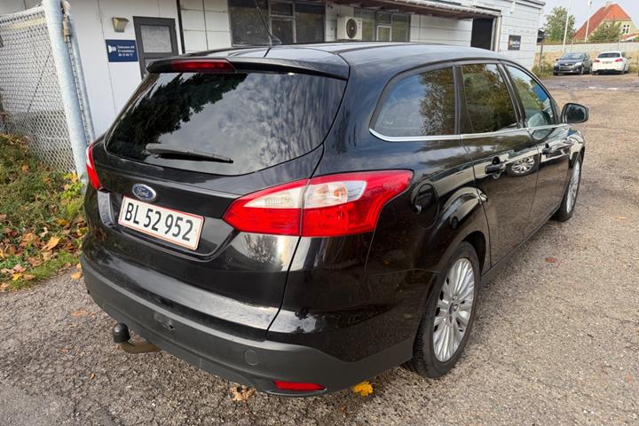 Grøn Ford Focus fra 2012
