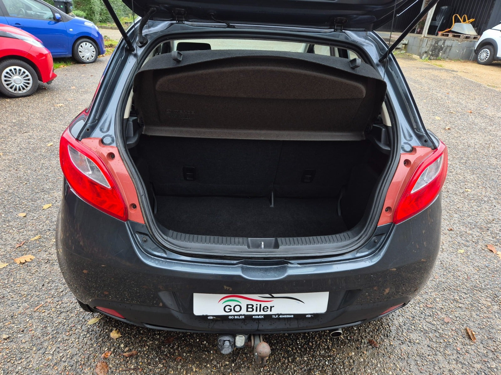 Grøn Mazda 2 fra 2009