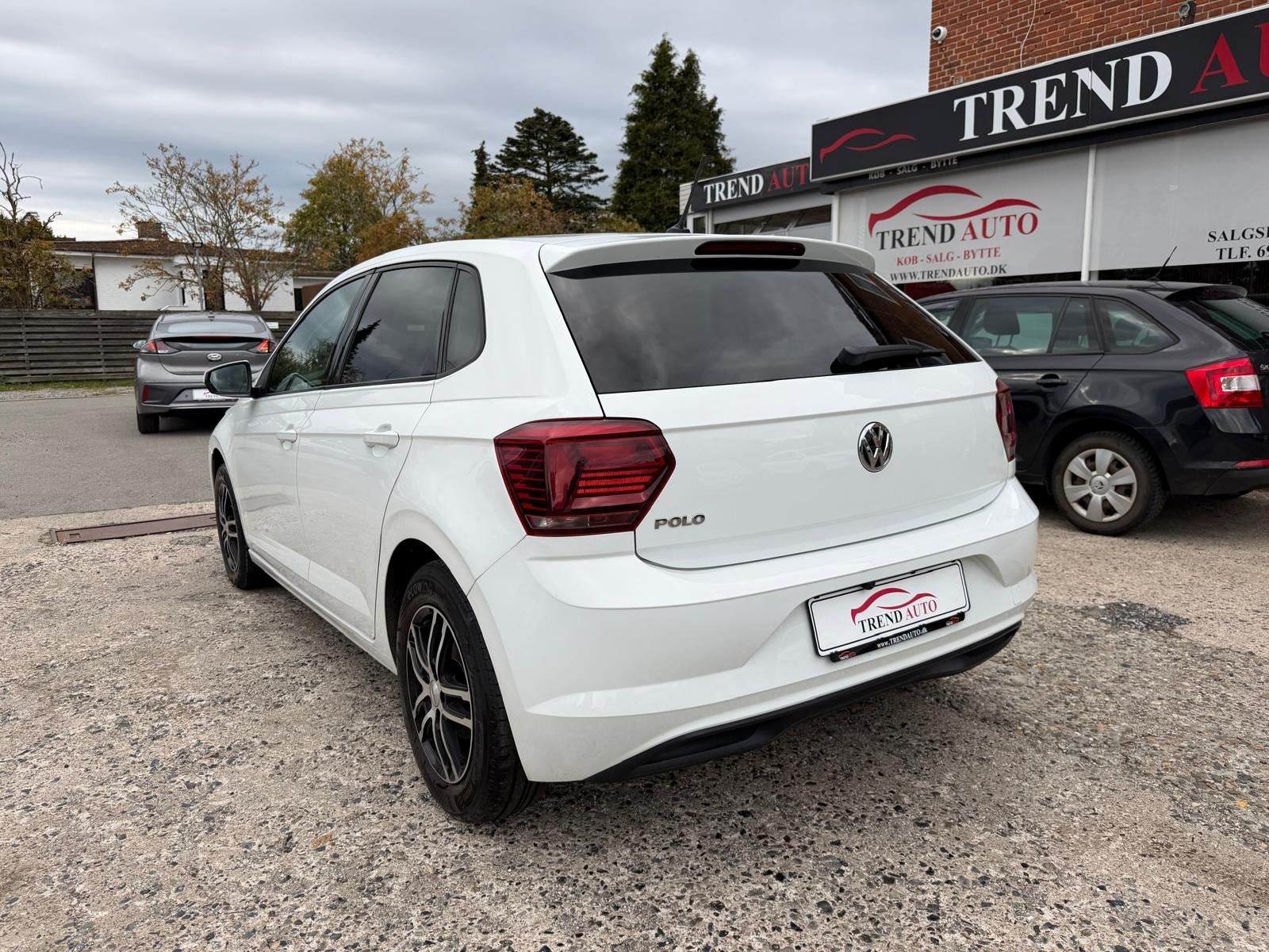 Hvid VW Polo fra 2020