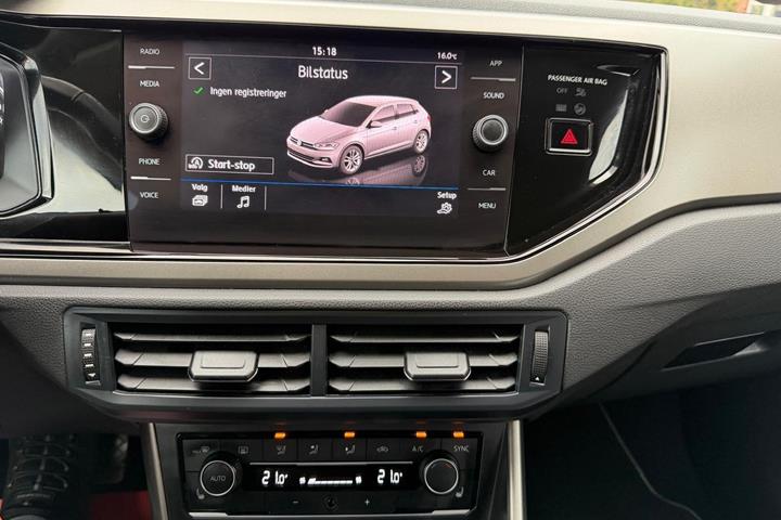 Hvid VW Polo fra 2020