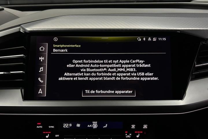 Sort Audi Q4 e-tron fra 2024