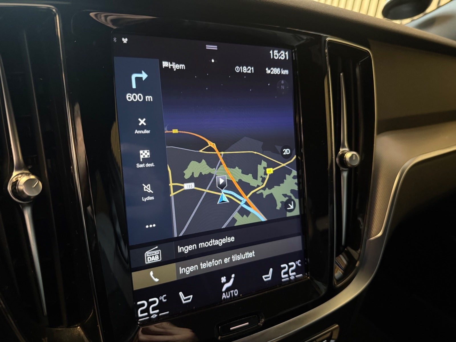 Sort Volvo V60 fra 2020