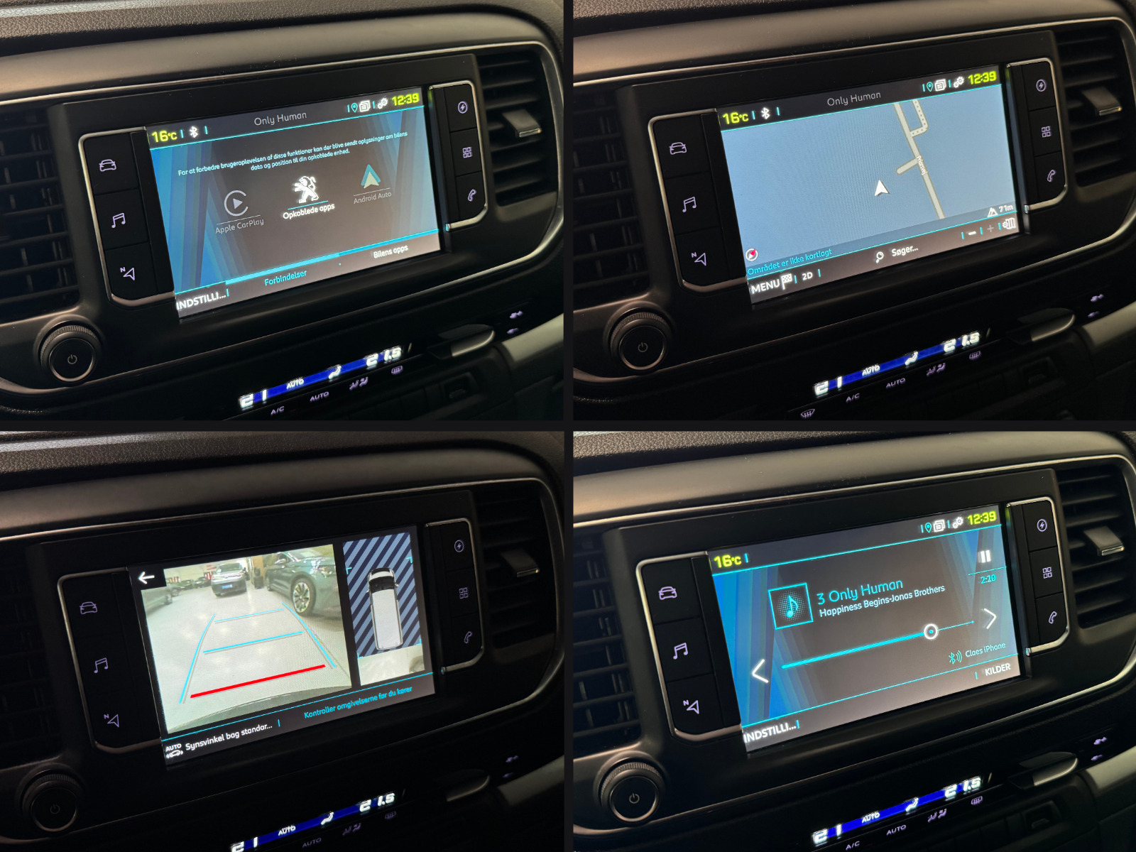 Sort Peugeot e-Traveller fra 2021