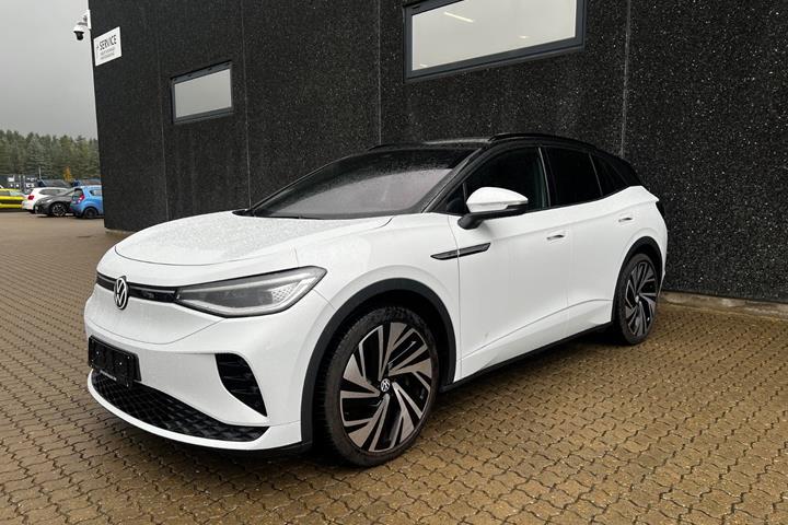 Hvid VW ID.4 fra 2022 set udefra