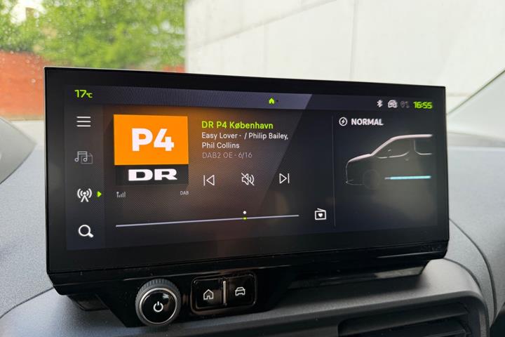 Blå Peugeot e-Rifter fra 2025
