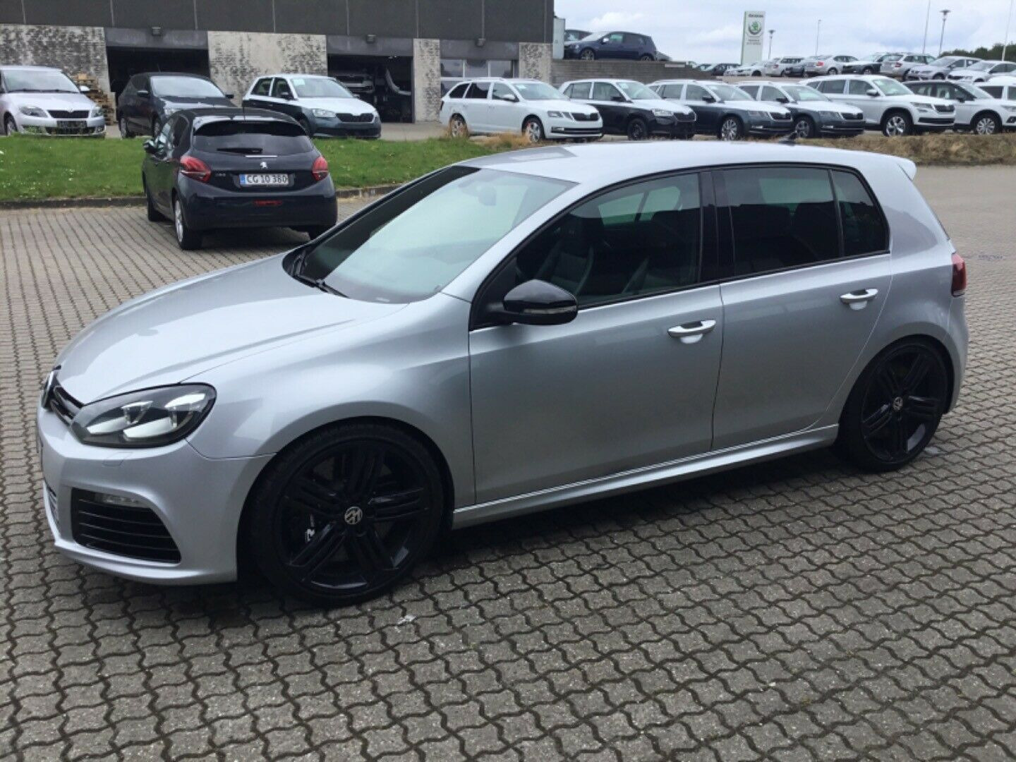 Sølv VW Golf VI fra 2010