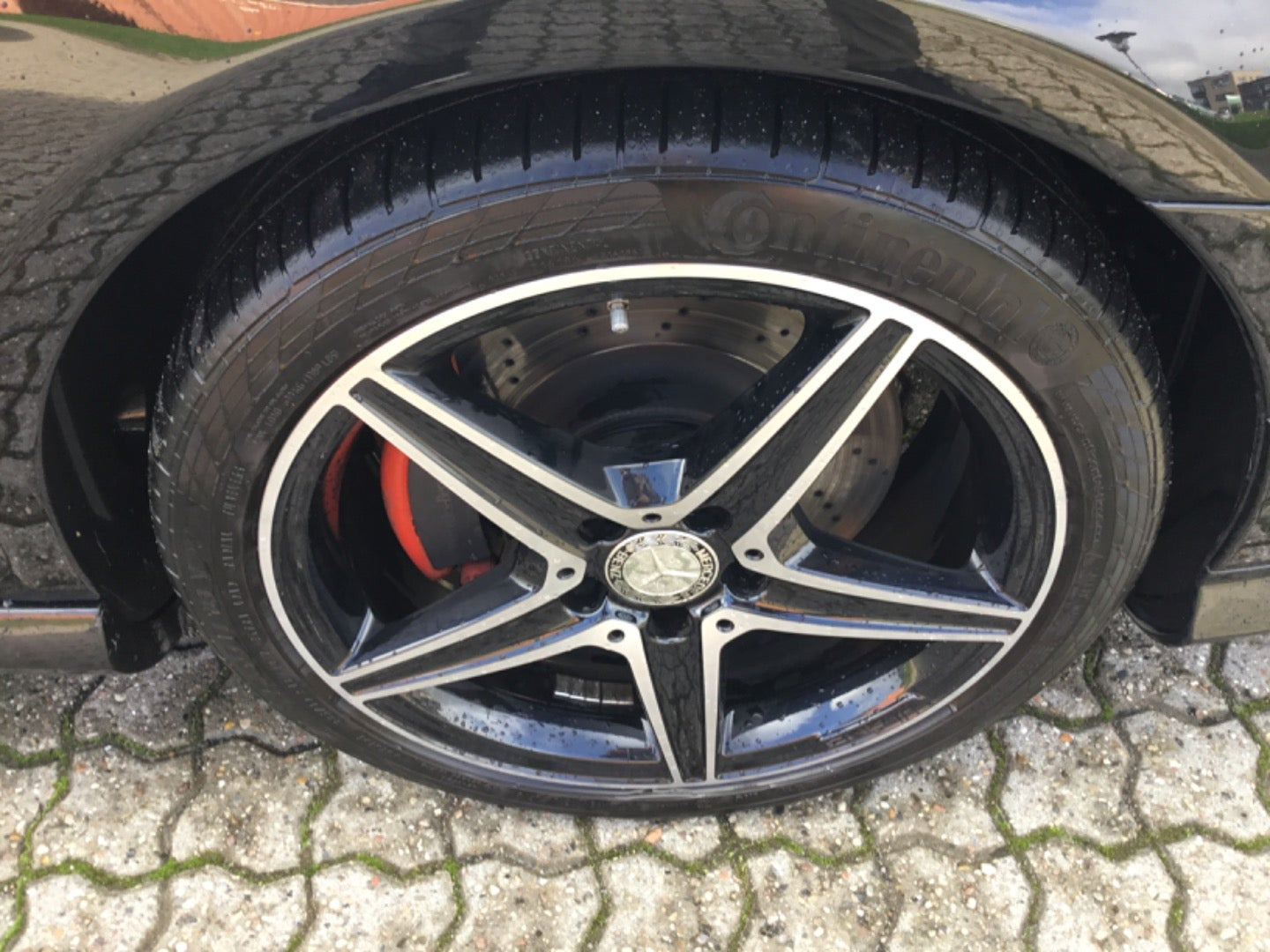 Sort Mercedes SLK250 fra 2012