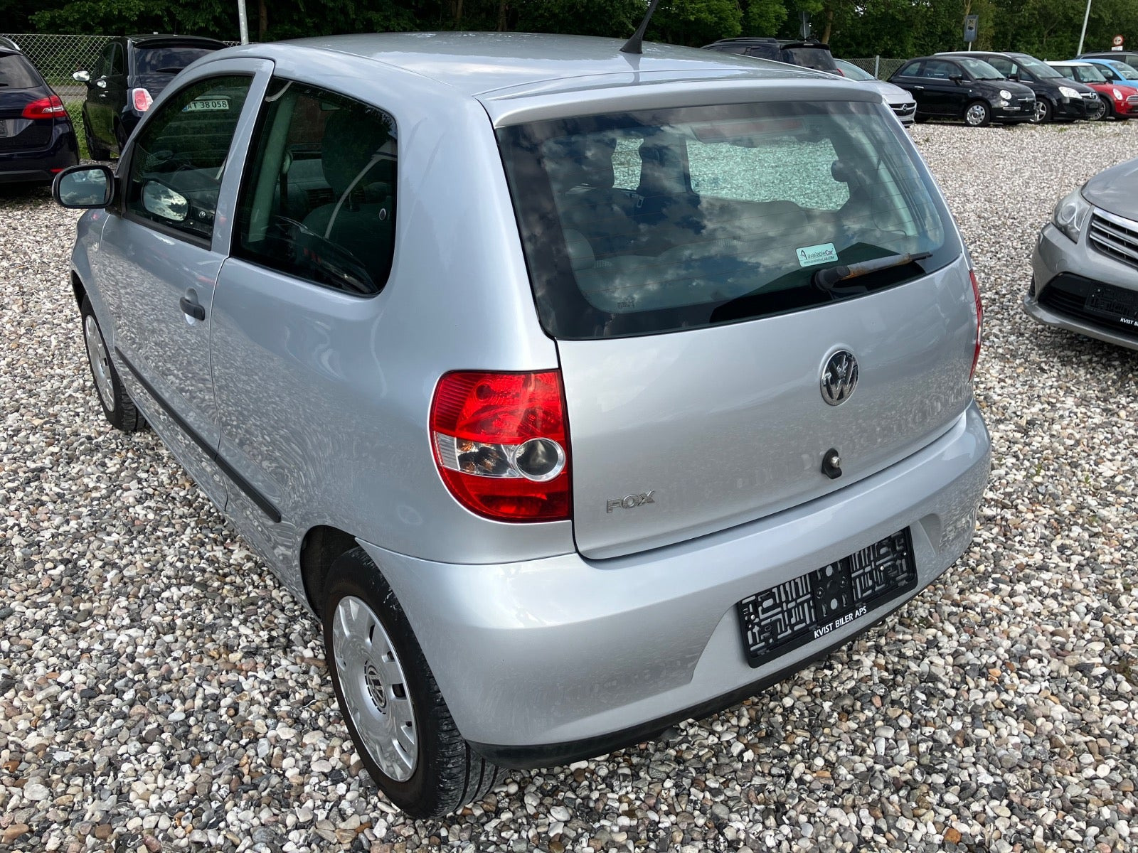 Sølv VW Fox fra 2010
