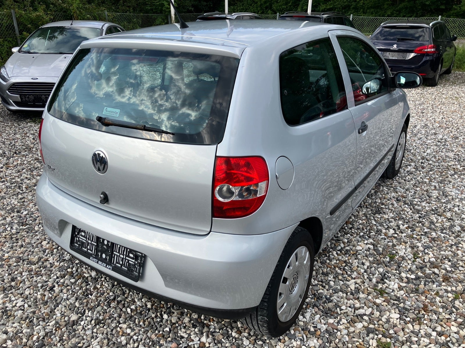 Sølv VW Fox fra 2010