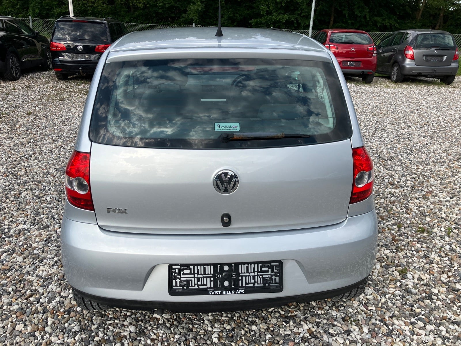 Sølv VW Fox fra 2010