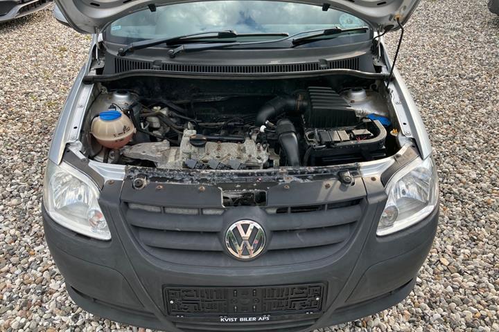 Sølv VW Fox fra 2010