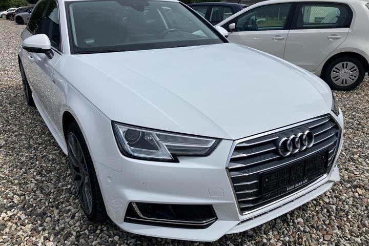 Hvid Audi A4 fra 2016