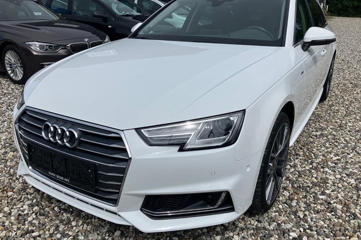 Hvid Audi A4 fra 2016