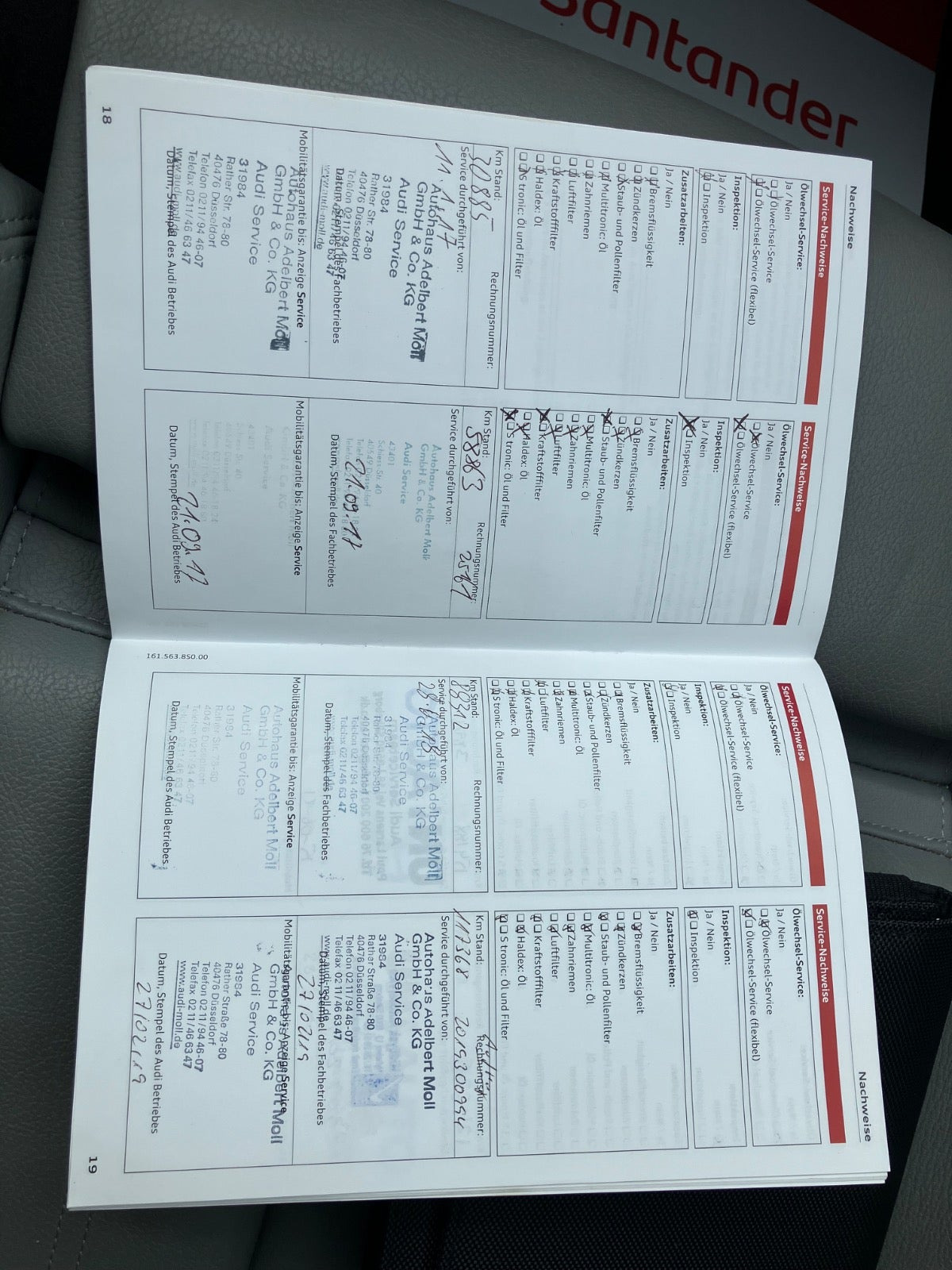 Hvid Audi A4 fra 2016