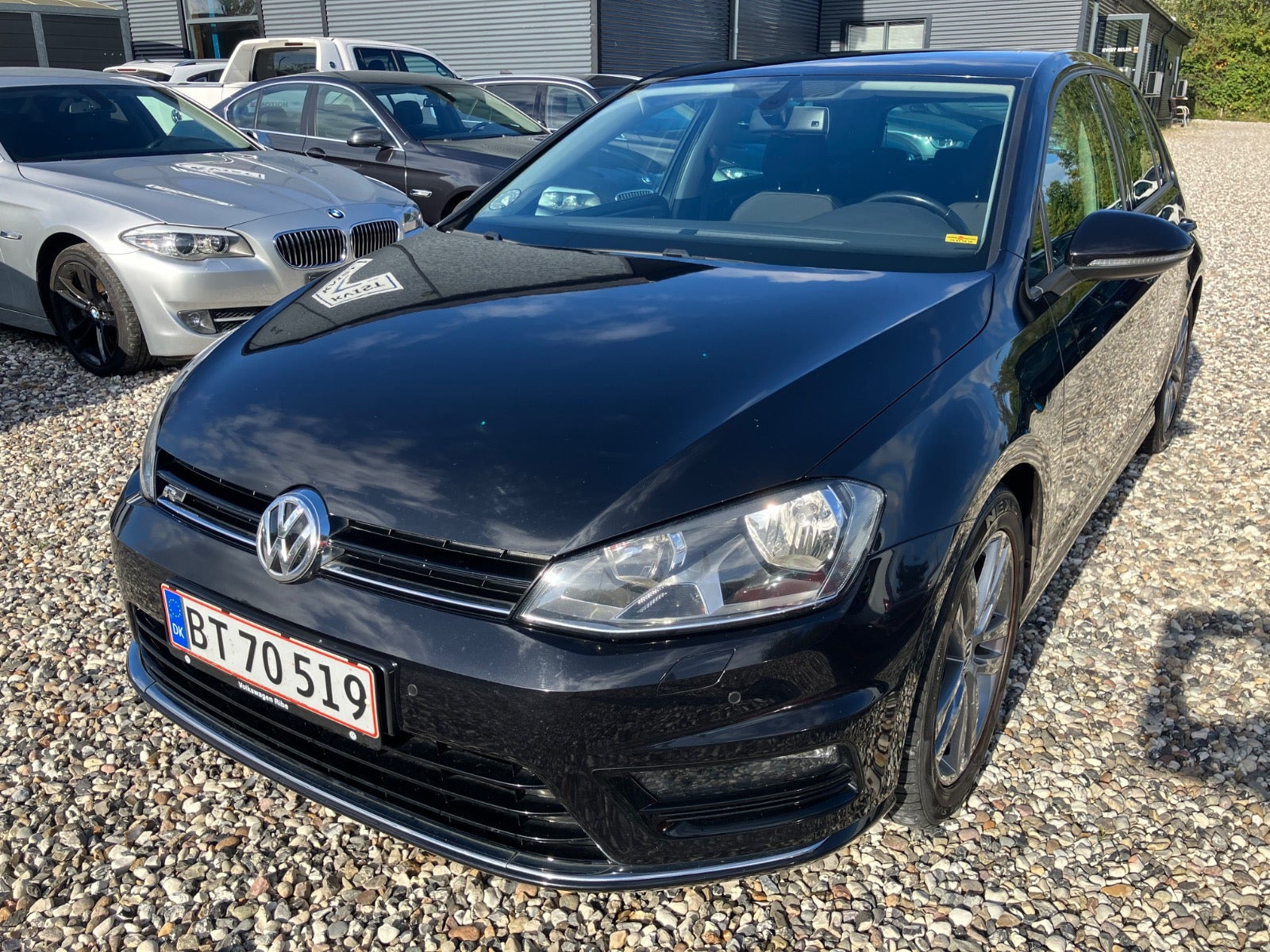 Sort VW Golf VII fra 2016